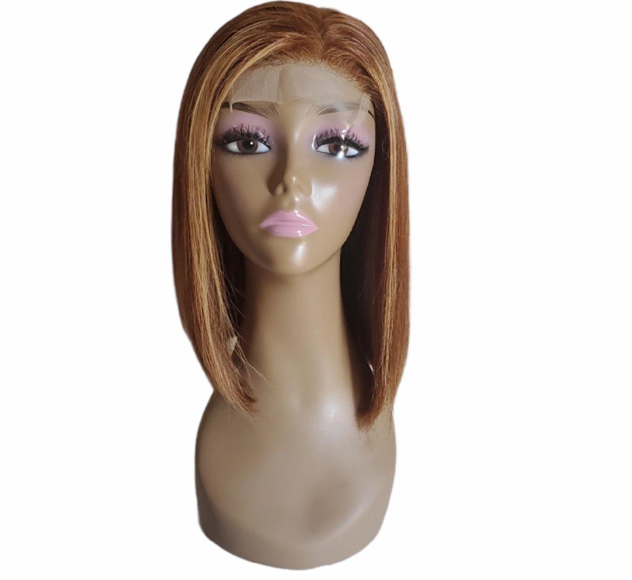 4x4 Transparent Lace Closure Highlight Bob Wig