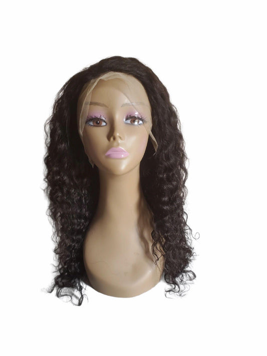 13x4 Transparent Lace Frontal Deep Wave Wig