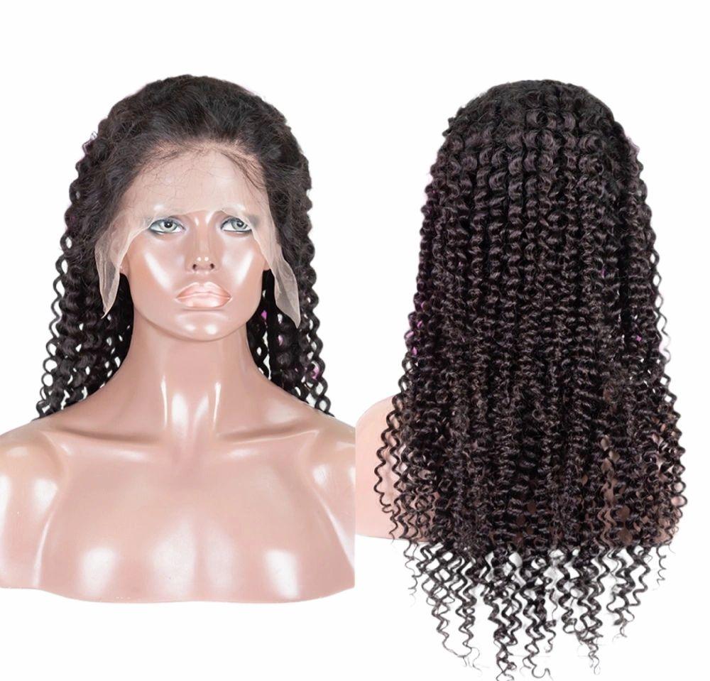 13x6 Transparent Lace Frontal Curly Wave Wig